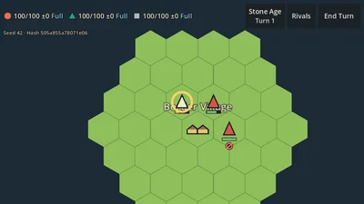Ages of Time combat result displayed on the map